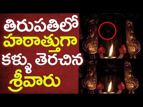 తిరుపతి లో హఠాత్తుగా కళ్ళు తెరిచిన శ్రీవారు || Lord venkateswara swamy suddenly opened his eyes