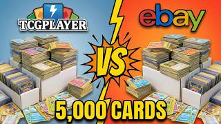 Testing eBay vs TCG Player With 5000 Bulk Pokemon Cards