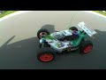 CRAZY RC Nitro Buggy Jump~ Kyosho Inferno big-air Crash!!!