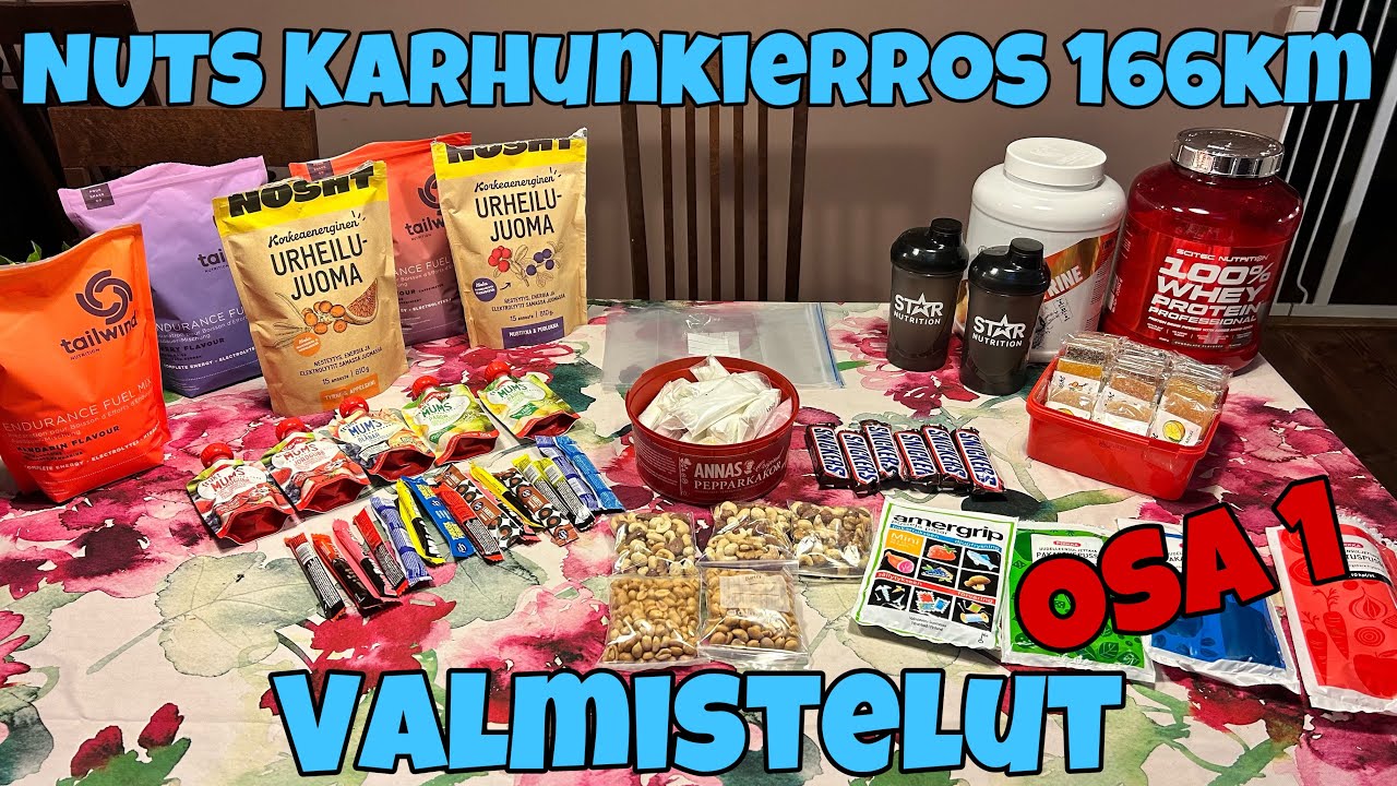 NUTS Karhunkierros 166km valmistelut | Osa 1