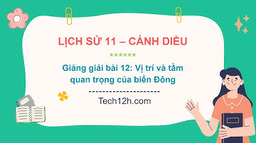 Giảng bài 12: Vị trí và tầm quan trọng của biển Đông | Bài giảng Lịch sử 11 Cánh diều
