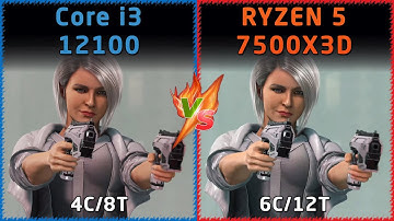 Intel Core i3 12100 vs AMD Ryzen 5 7500X3D
