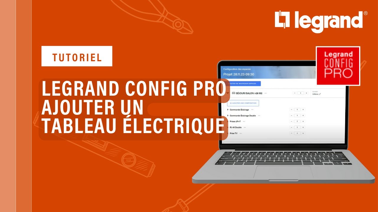 Laisser Legrand Config Pro suggérer un tableau électrique complet