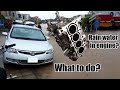 Tip to avoid rain water entering in engine | Civic 8th gen Reborn | Driving in rain water