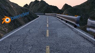 Quick Blends- How I Made This Seamless Road Material In Blender