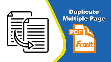 How to duplicate multiple pages at once in a PDF document in Foxit PDF Editor
