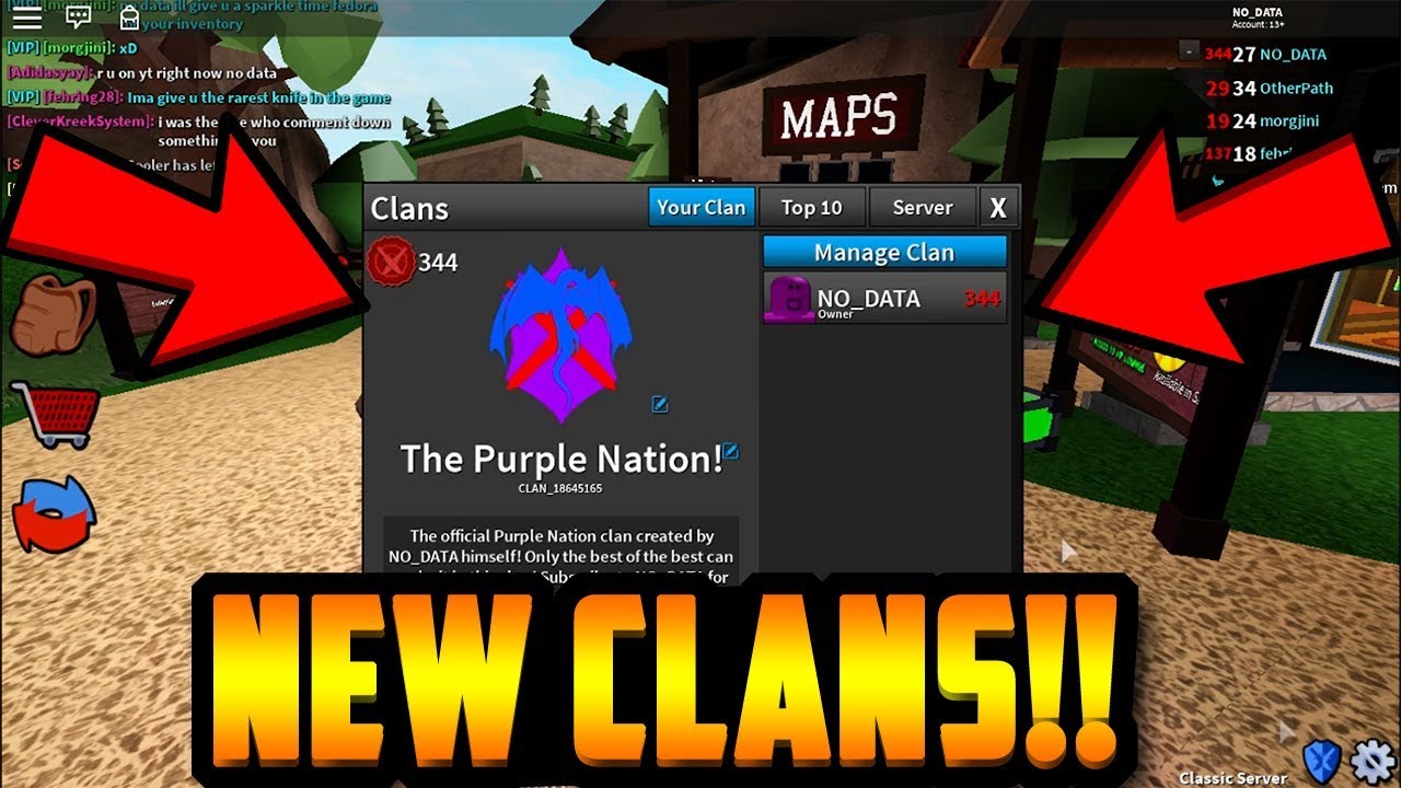 Making The Official Purple Nation Clan Huge Update Roblox Assassin Youtube - roblox series 3 assassin mini figure without code loose