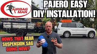 EASY AIRBAG DIY INSTALLATION for a PAJERO to TOW an Off-road Camper Trailer - Pajero Upgrade Series