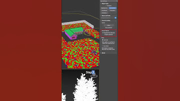 How to scatter scene objects fast