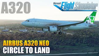 MSFS2020 - A320 NEO Как выполнить Circle to Land