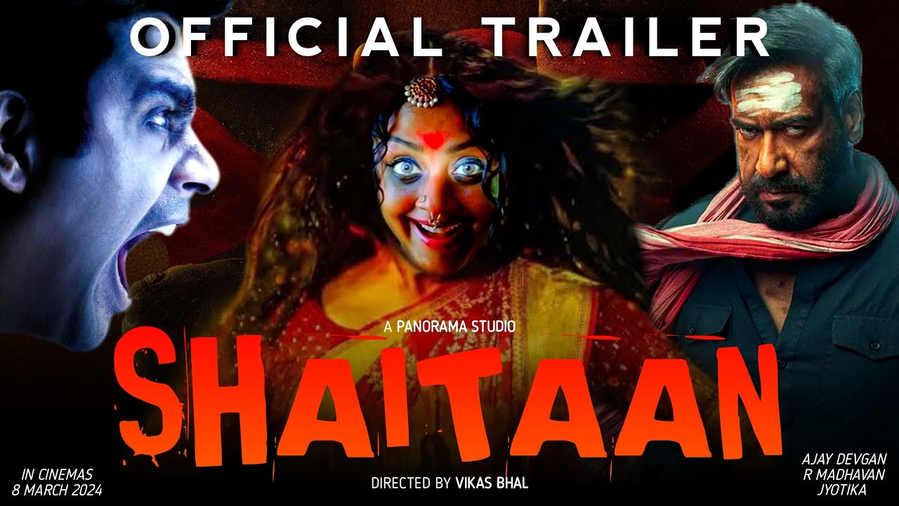 Shaitaan Official Trailer Ajay Devgan, R Madhavan & Jyotika 2024