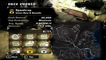 Need For Speed: Most Wanted (2005) - Race #129 - Union Row & Seaside (Speedtrap)