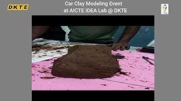 Car Clay Modeling Event at AICTE IDEA Lab @DKTE, Ichalkaranji
