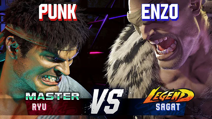 SF6 ▰ PUNK (Ryu) vs ENZO (Sagat) ▰ High Level Gameplay