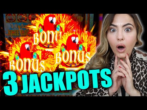 1st Time Playing & I LAND 3 AMAZING JACKPOT HANDPAYS on Cash Falls!