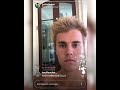 Justin Bieber live on Instagram 09.09.17