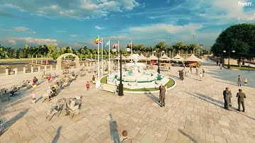 Do 3d model, walkthrough, master plan video animation video - Best Landscape Design service