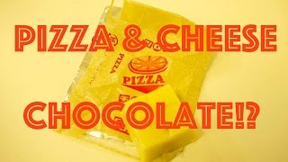 We Try Cheese & Pizza Flavoured Chocolate