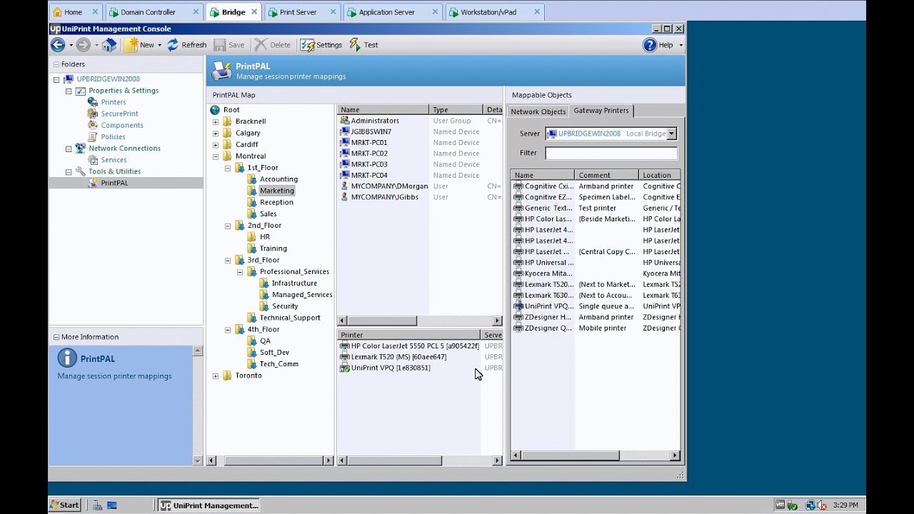 Session Printer Configuring PrintPAL For Automated Session Printer Mapping - YouTube