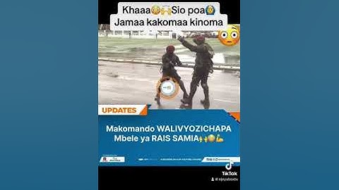 Makomando WALIVYOZICHAPA🙌😳Mbele ya RAIS SAMIA😳 #njeyaboxtvupdates #njeyaboxtv