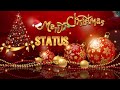 Golden Christmas Status 2020 | Merry Christmas Greetings Video | 2021 Christmas Status | xmas 2021