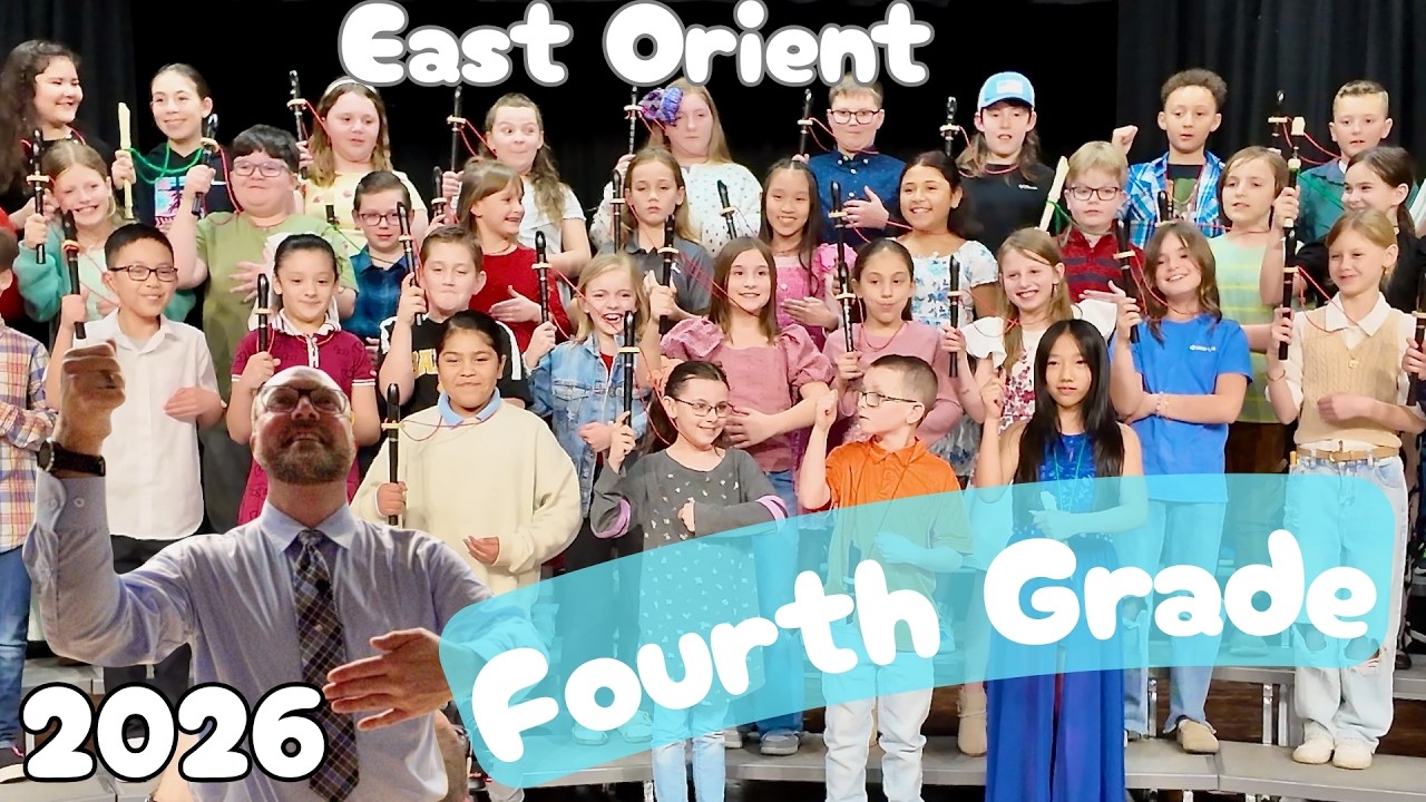 Fourth Grade Concert 2026 East Orient EOES