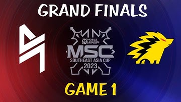 MSC 2023 CHAMPIONSHIP GAME 1 |BLACKLIST vs ONIC ID| #mlbb #msc2023 #seatheworld