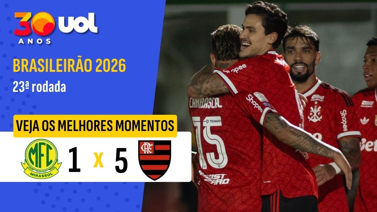 MIRASSOL 1 X 5 FLAMENGO | MELHORES MOMENTOS | CAMPEONATO BRASILEIRO