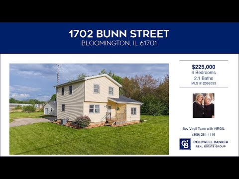 1702 Bunn Street, Bloomington, IL home video tour