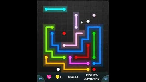 flow game facebook - 12 x 12 mania level 67 Connect the dots