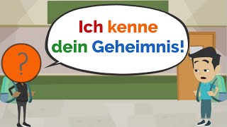 Deutsch lernen | Der neue Schüler | Wortschatz und wichtige Verben
