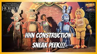 HHN Construction and Scare Zone Updates! Five Nights at Freddys, Jason Universe, Terrifier & More!