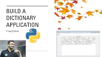 Build a Dictionary GUI Application using Python - Python Mini Project - PyDictionary- Learn Overflow
