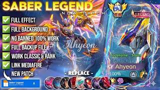 NEW UPDATE‼️Script Skin Saber Legend - Codename Strom No Password | Full Effect Voice Patch Terbaru