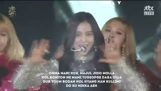 Easy Lyric Blackpink Whistle Playing With Fire Live Performance