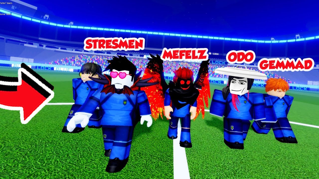 TEAM LAWAK 4 FATHER MAIN BOLA DI BLUE LOCK RIVAL ROBLOX!!