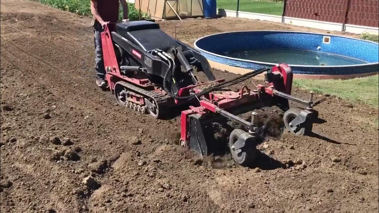 Toro DingoHarley power rake YouTube