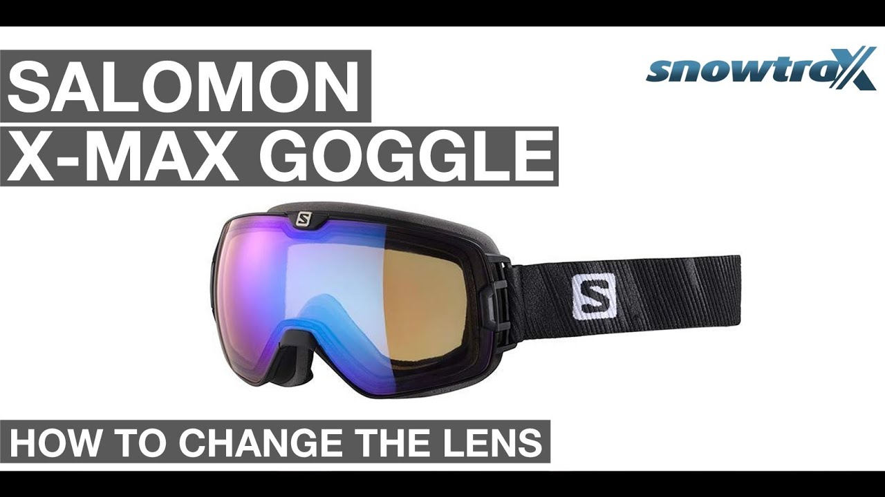 Specialisere færge MP Salomon X-Max Goggle - How to Change the Lens - YouTube