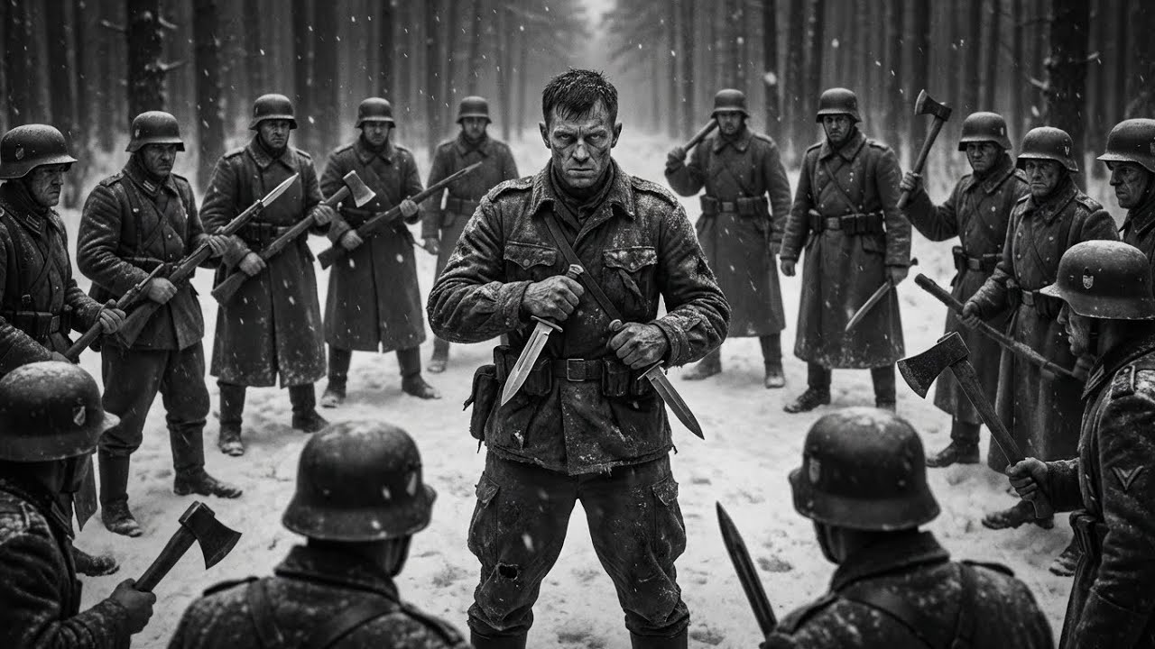 Когда 20 солдат СС окружили одного РАЗВЕДЧИКА - он применил «запрещенный прием» с ДВУМЯ НОЖАМИ!