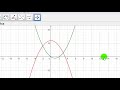 Area entre dos curvas con Geogebra