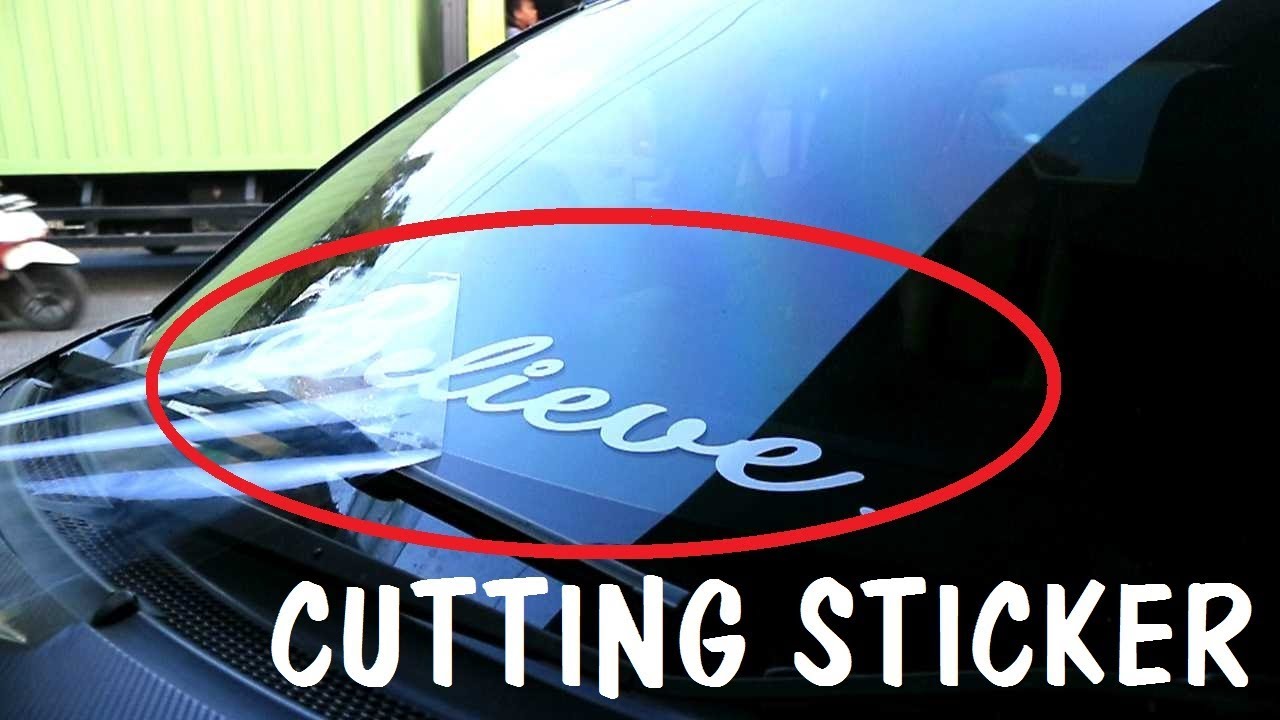 Hondabrio Sticker Cutting Sticker Kaca Mobil Depan Belakang