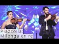 The twiolins milonga en re by astor piazzolla  live