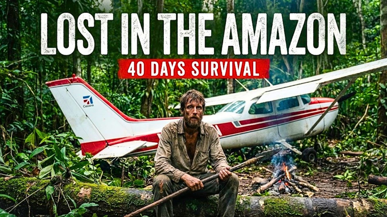 Lost in the Amazon: 40 Days Survival in Deep Jungle After Cessna Engine Failure