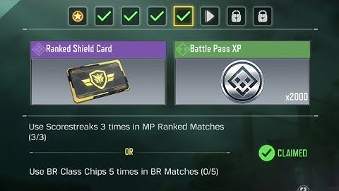 Call of Duty Mobile Use Scorestreaks 3 Times in MP Ranked Match Task Complete
