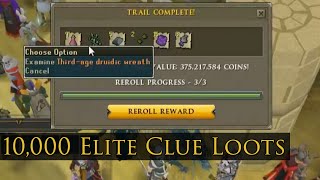 10,000 Elite Clue Loots - RuneScape Stream Highlight