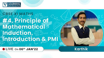 Principle of Mathematical Induction |Class 11| Maths | CBSE & PUE | Vista