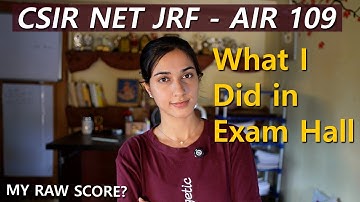 Best Way to Attempt CSIR NET Life Science Exam | My Strategy + Raw Score | AIR 109