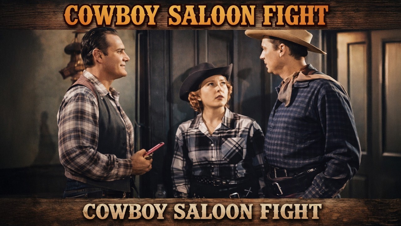 A Girl Started It All | The Saloon Fight That Shook the Town