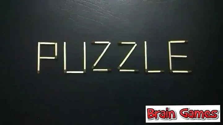 Matchstick Puzzle- 1    Move 3 matchsticks to form 4 triangles.