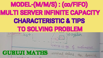 Queueing theory_ Multi server infinite capacity| discuss how do  approach the problem| don